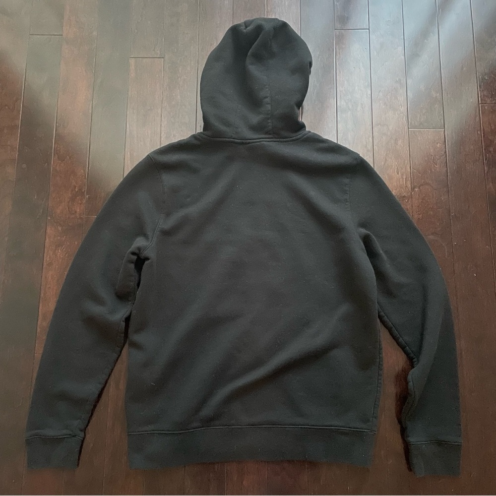 Fila Black Pullover Sweatshirt Hoodie embroidered logo size M - Picture 4 of 6